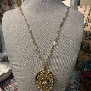 Park Lane Gold Medallion Necklace